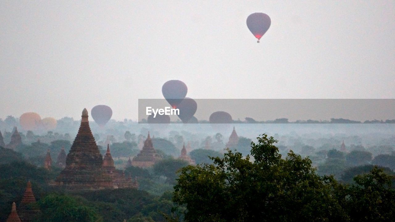 Ancient temples against sky