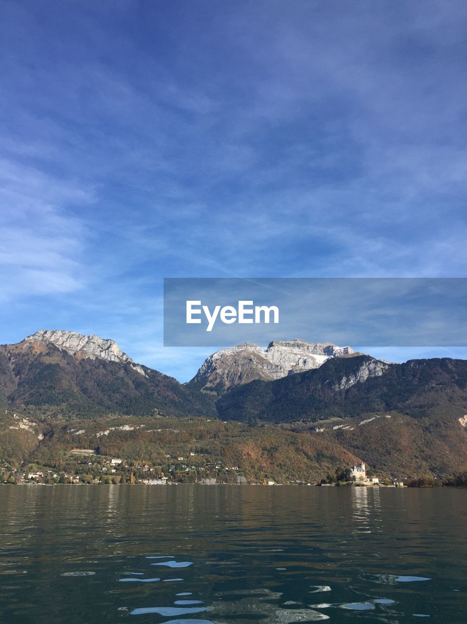 SCENIC VIEW OF LAKE AGAINST MOUNTAINS