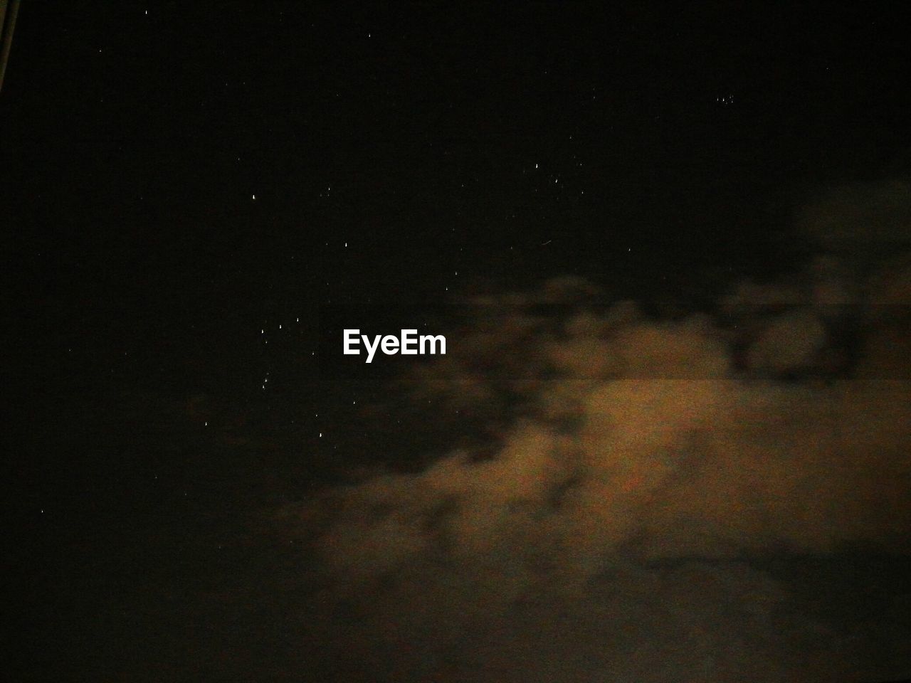 SWAN AGAINST SKY AT NIGHT