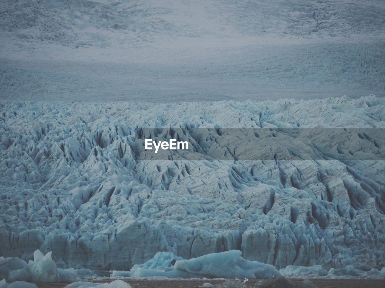 Scenic view of a glacier