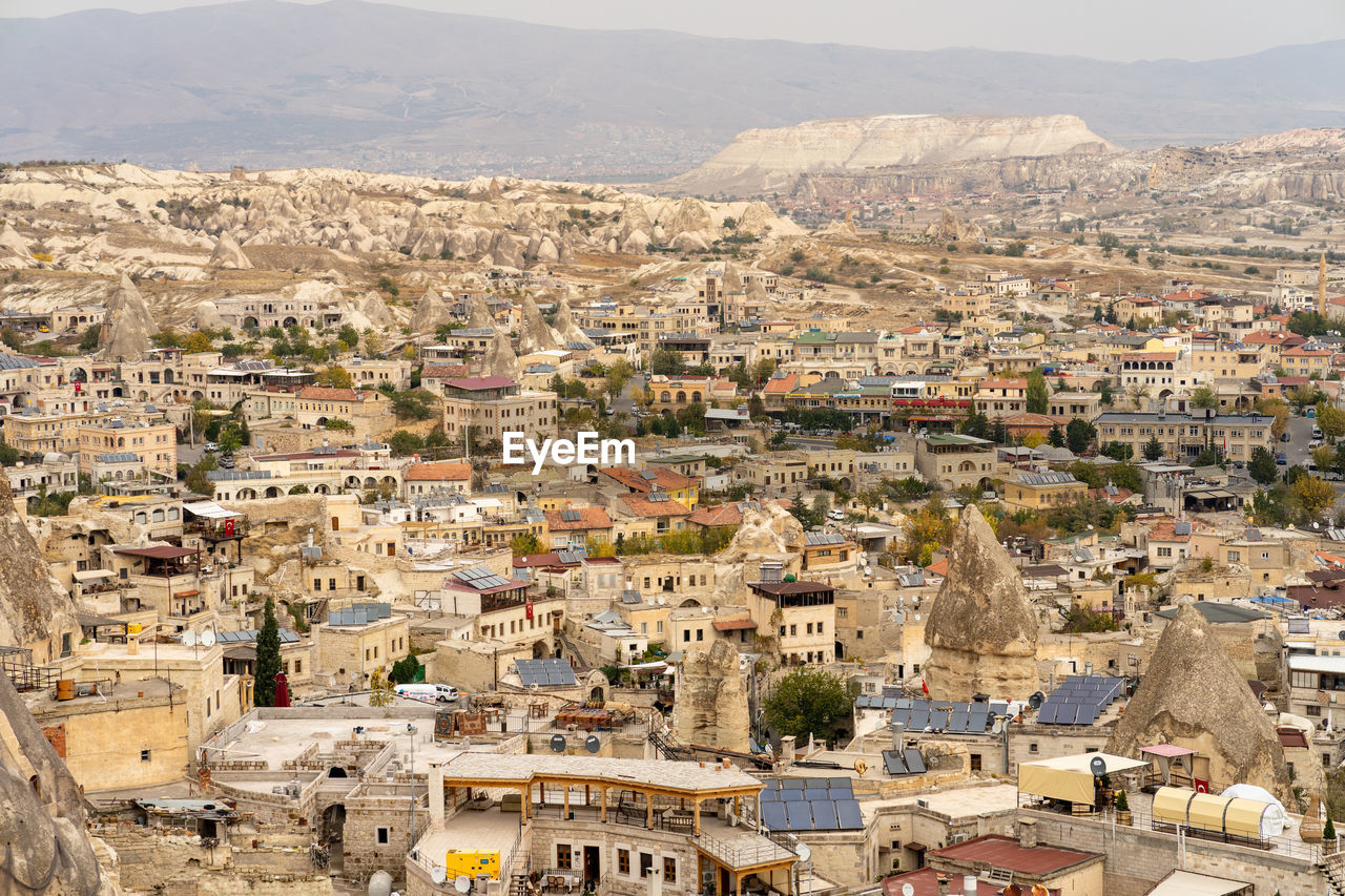 Hectic city of goreme in turkey