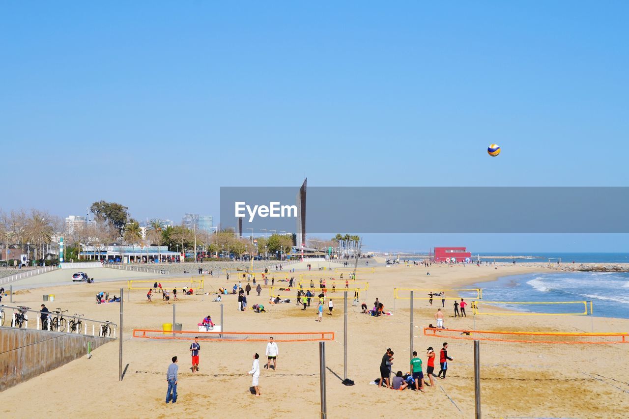 PEOPLE ON BEACH