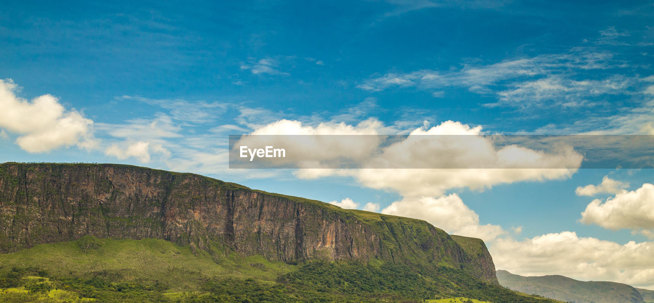 Panoramic view of landscape against sky