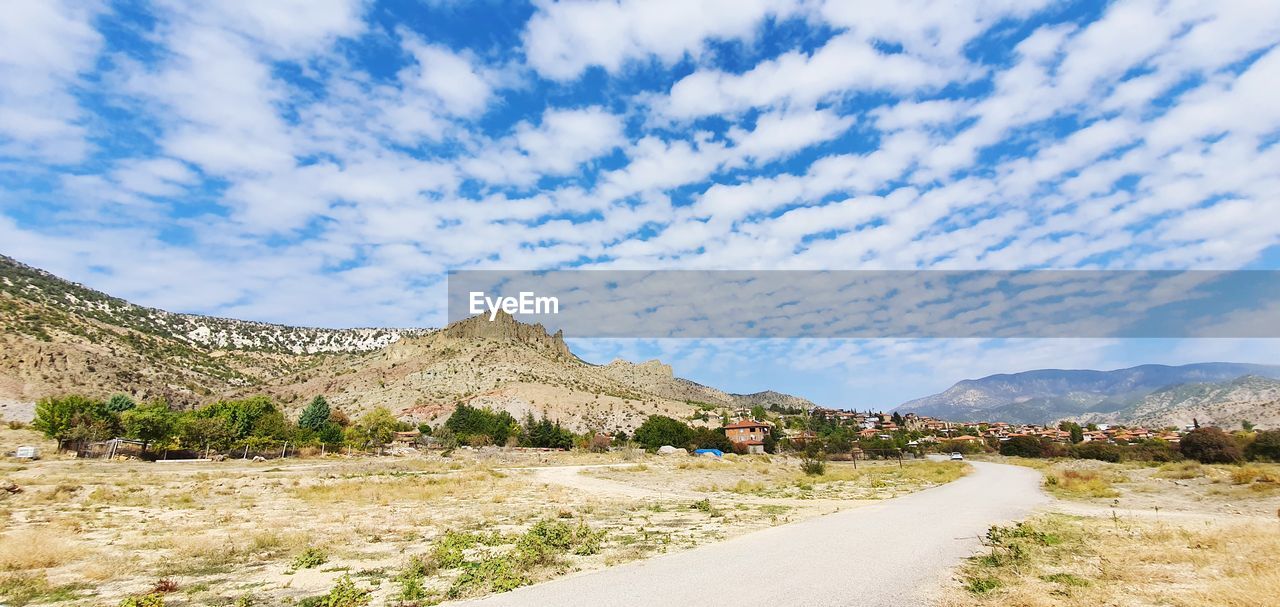 ROAD BY LANDSCAPE AGAINST SKY