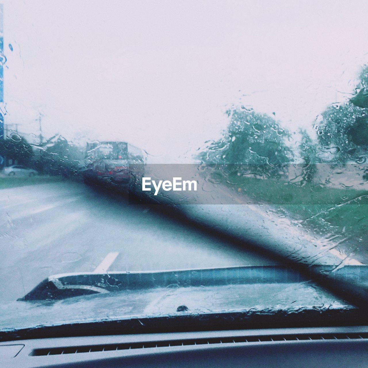 CLOSE-UP OF WET WINDOW DURING WINTER