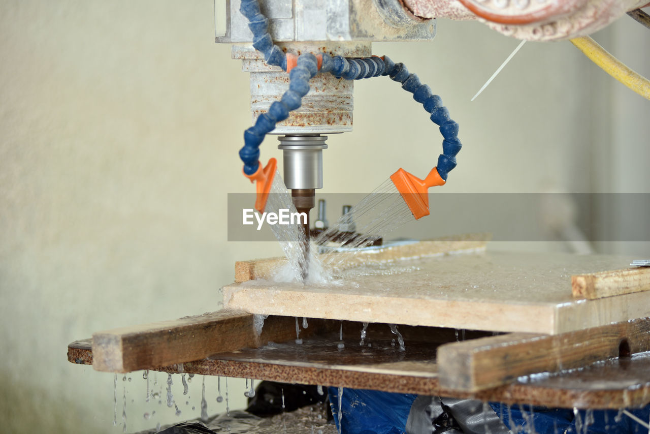 3d robotic cell for stone milling working in progress