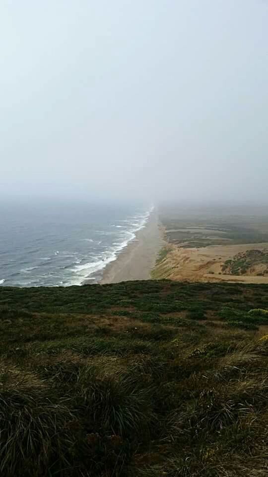 SCENIC VIEW OF SEA DURING FOGGY WEATHER