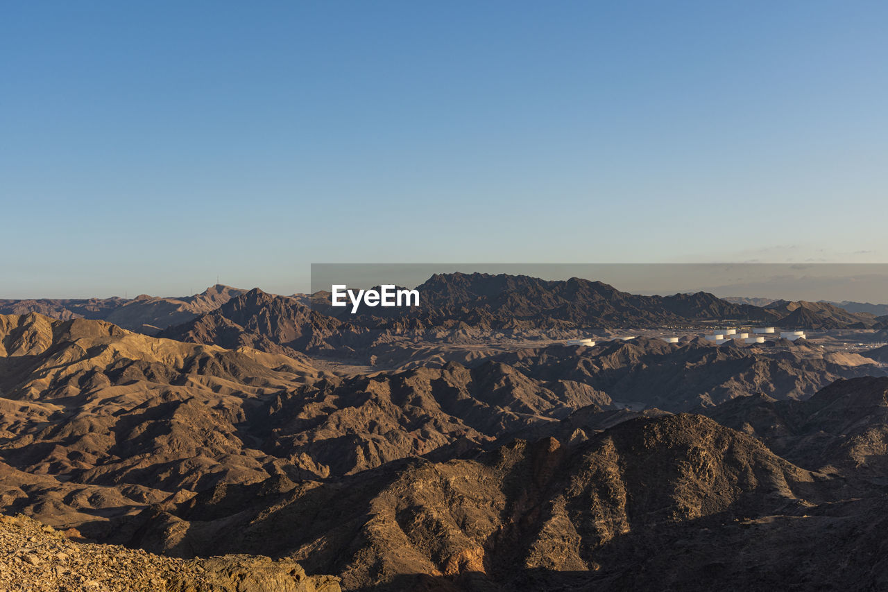 Mars like landscape, shlomo mountain, eilat israel