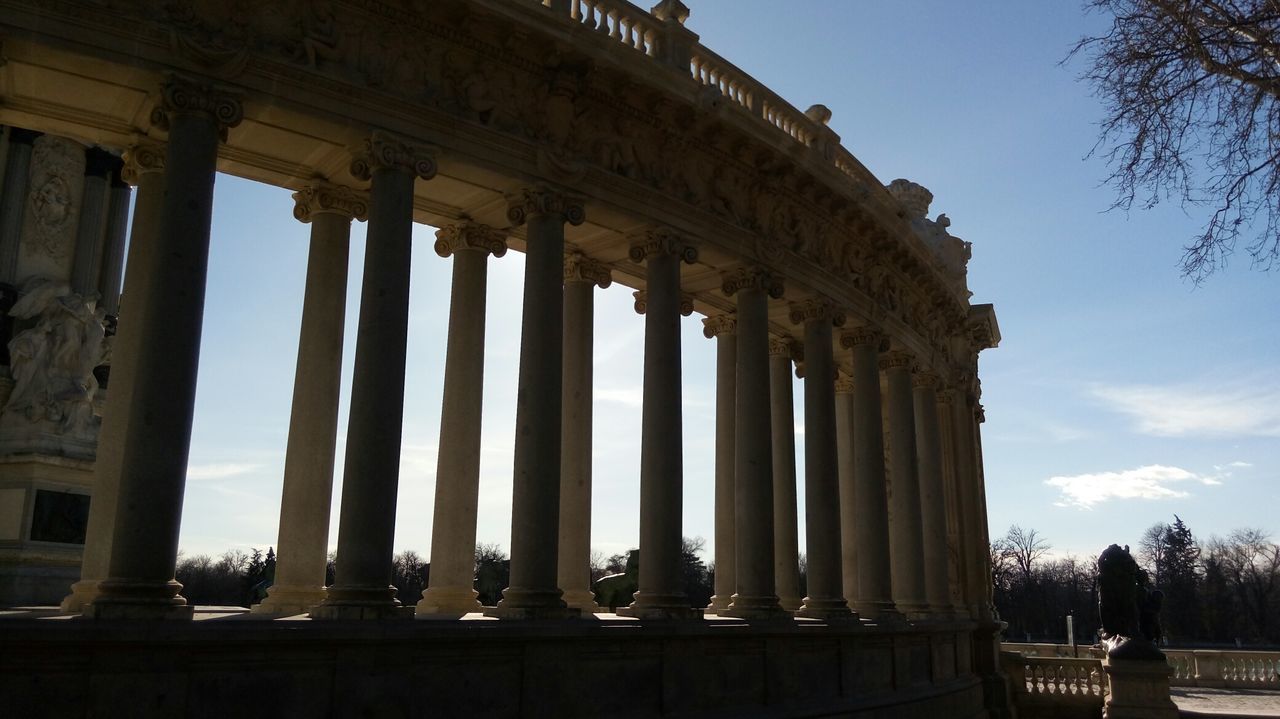 LOW ANGLE VIEW OF HISTORIC BUILDING