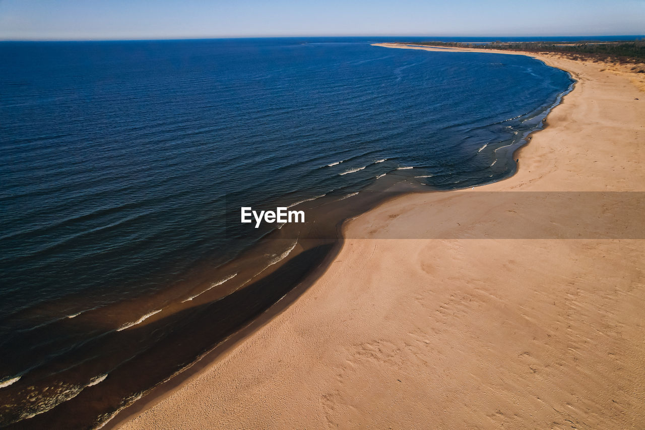 scenic view of beach