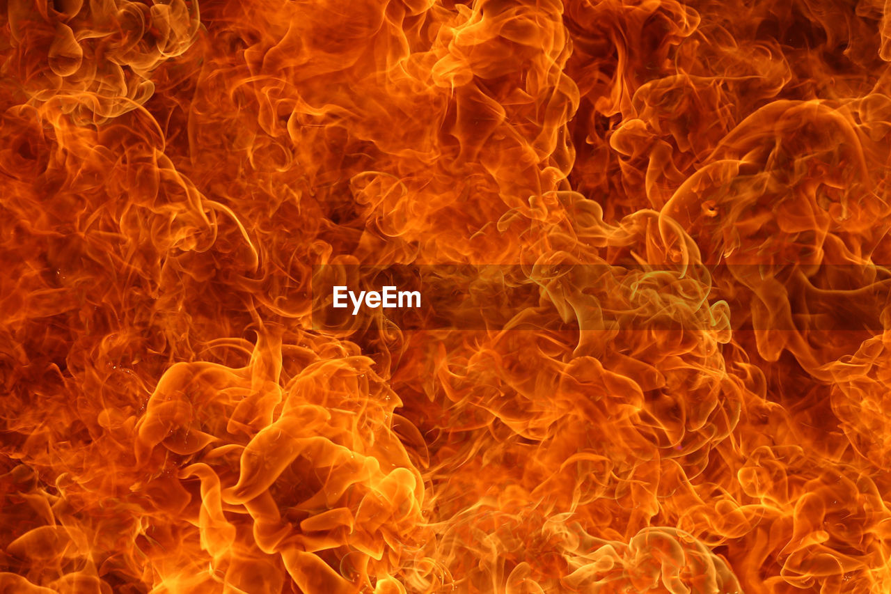 CLOSE-UP OF FIRE