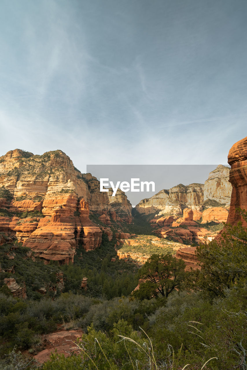 Incredible views from viewpoint above boynton canyon in sedona az.