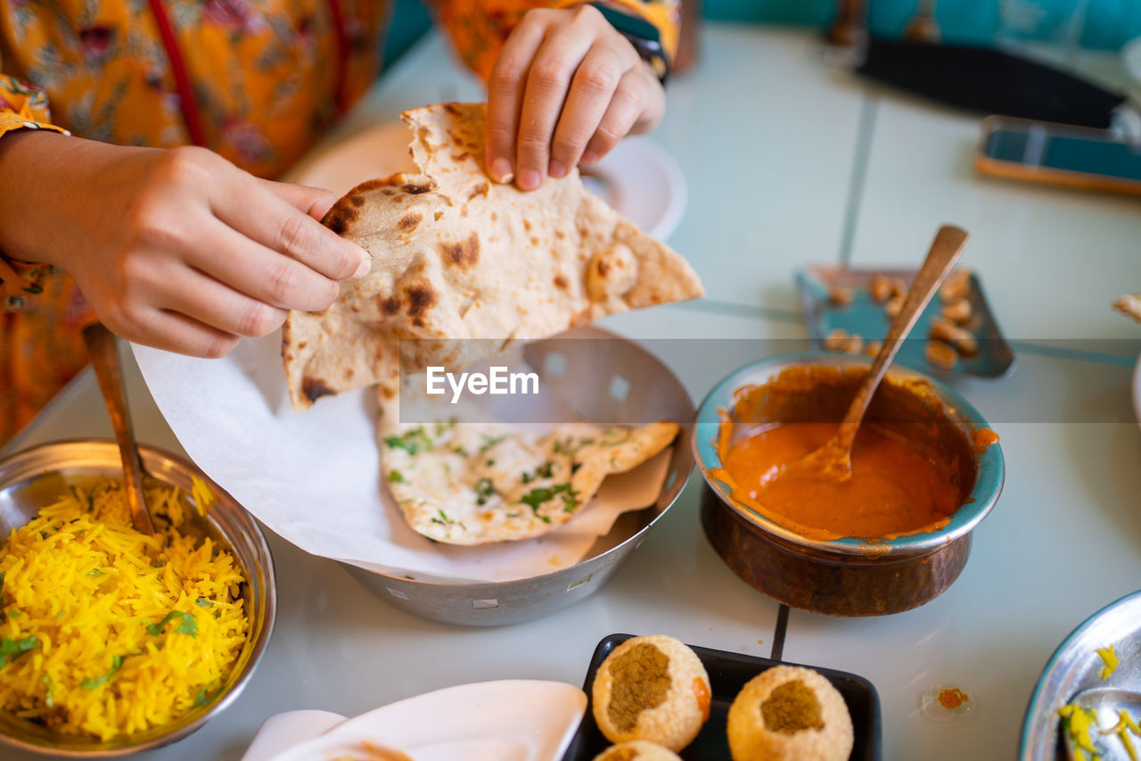 Indian food curry butter chicken