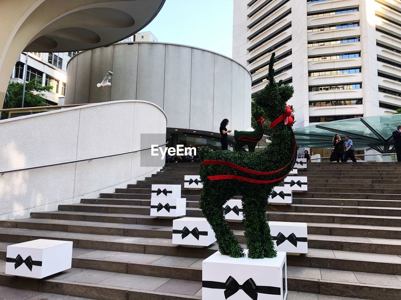 STATUE OF STAIRCASE IN BUILDING