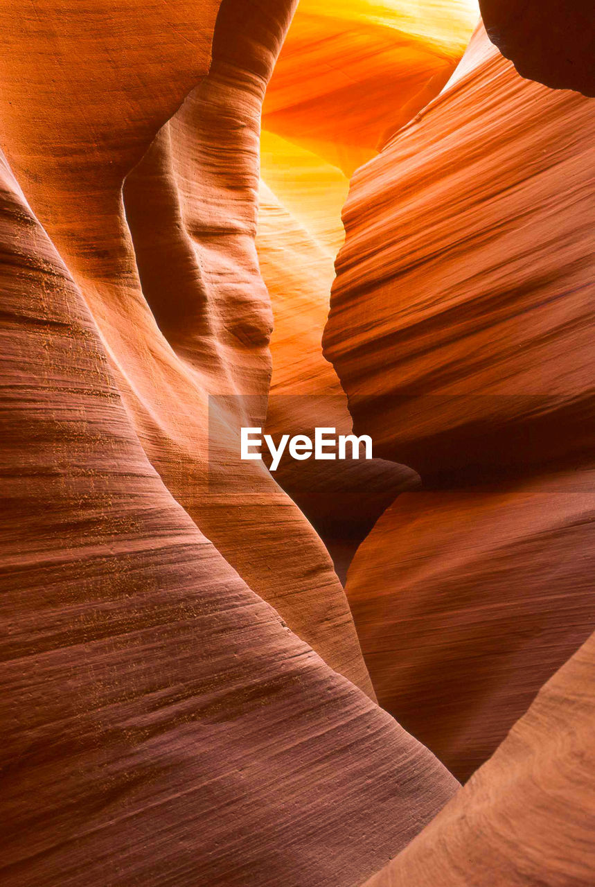 Rock formations in desert