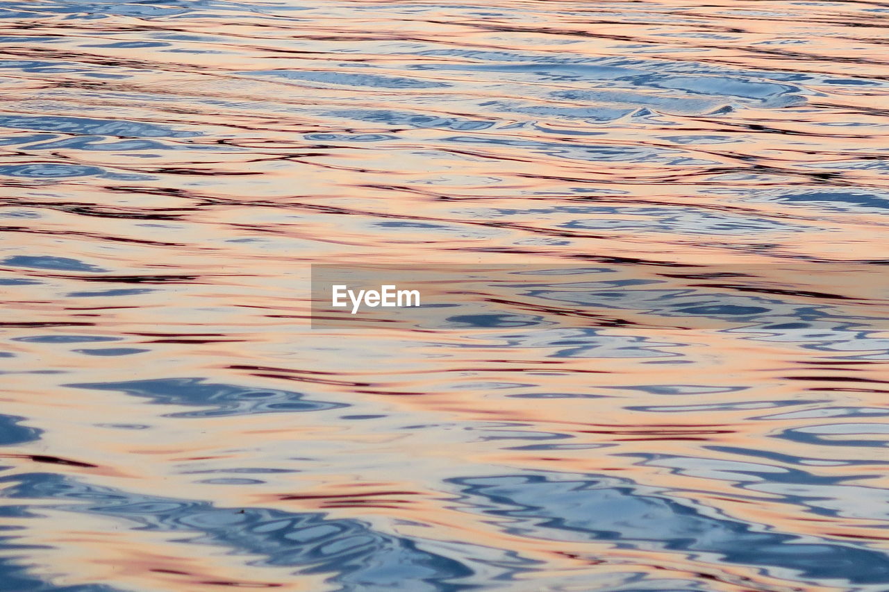 Detail shot of rippled water