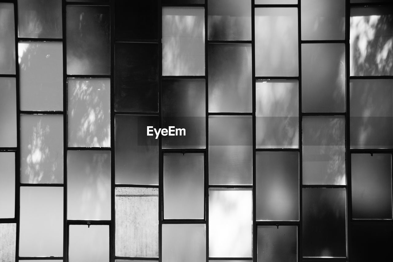 Full frame shot of window