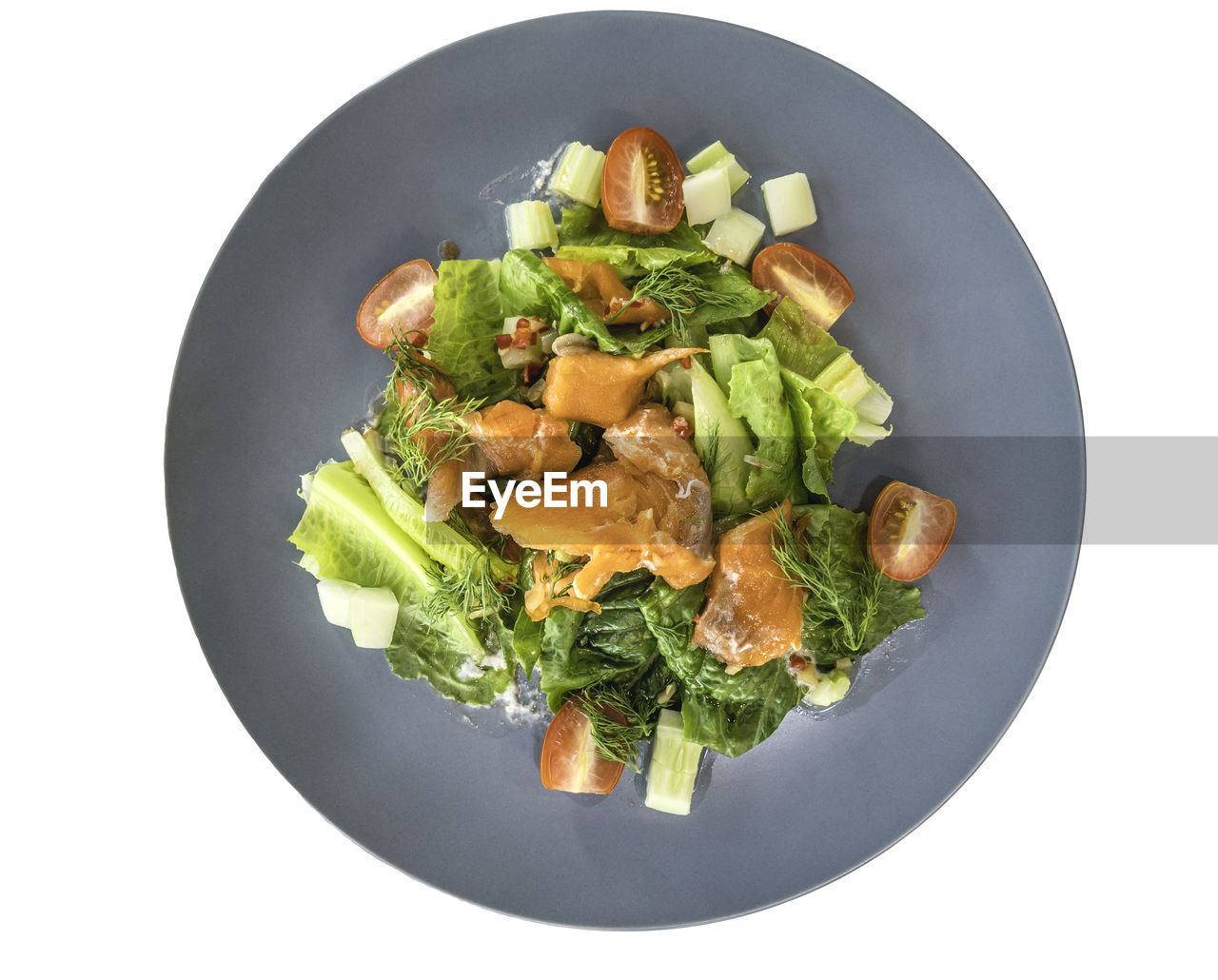 HIGH ANGLE VIEW OF FOOD ON PLATE