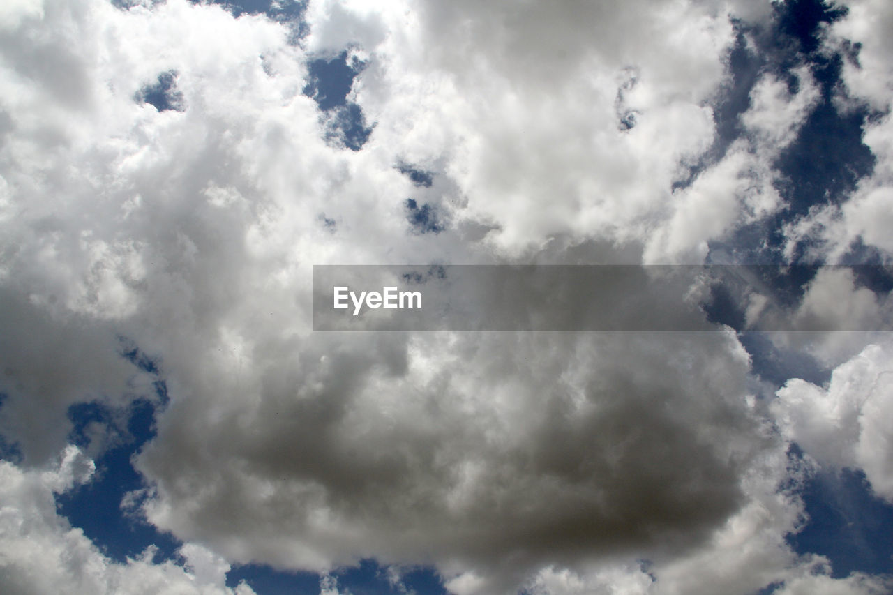 LOW ANGLE VIEW OF CLOUDSCAPE