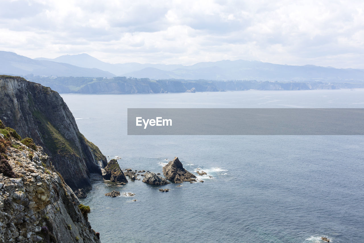 PANORAMIC VIEW OF SEA AGAINST SKY