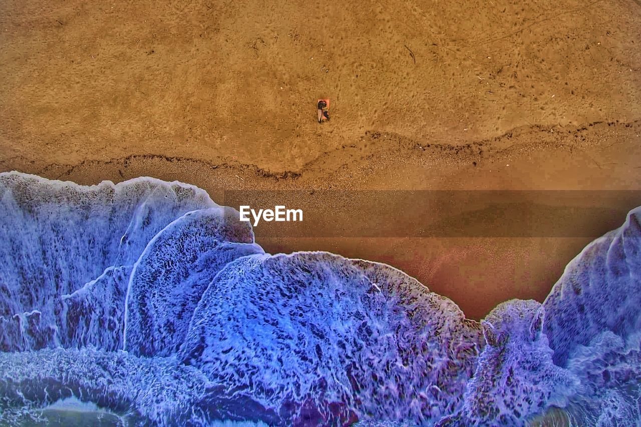 Aerial view of beach