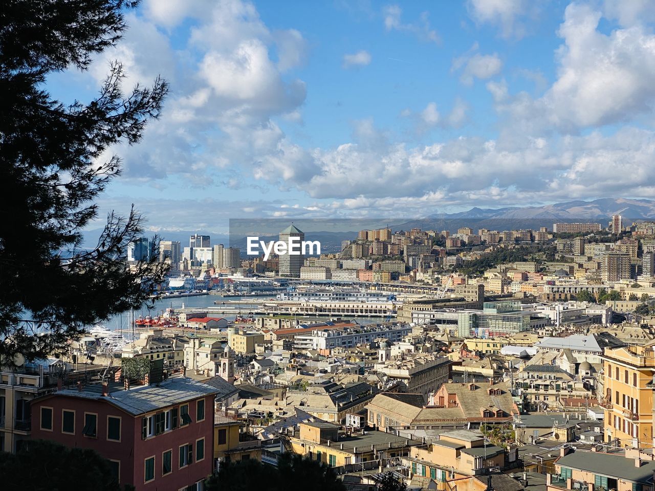 Porto di genova, dalla spianata di castelletto