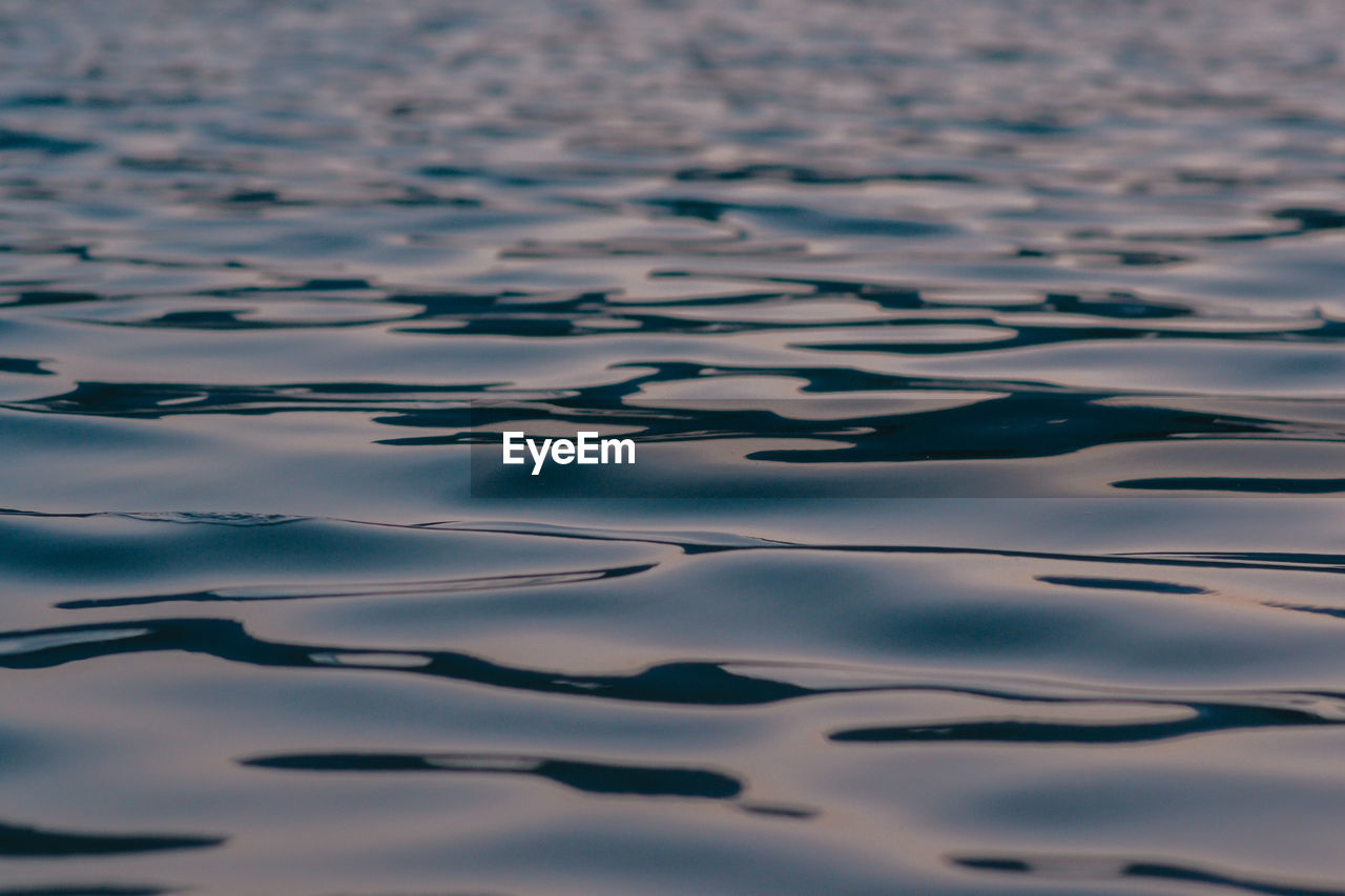 Full frame shot of rippled water