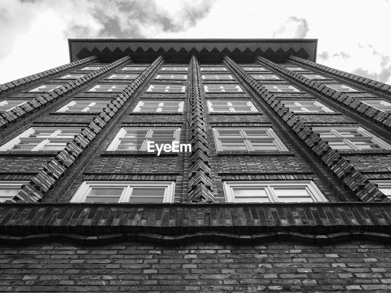 Low angle view of building against sky