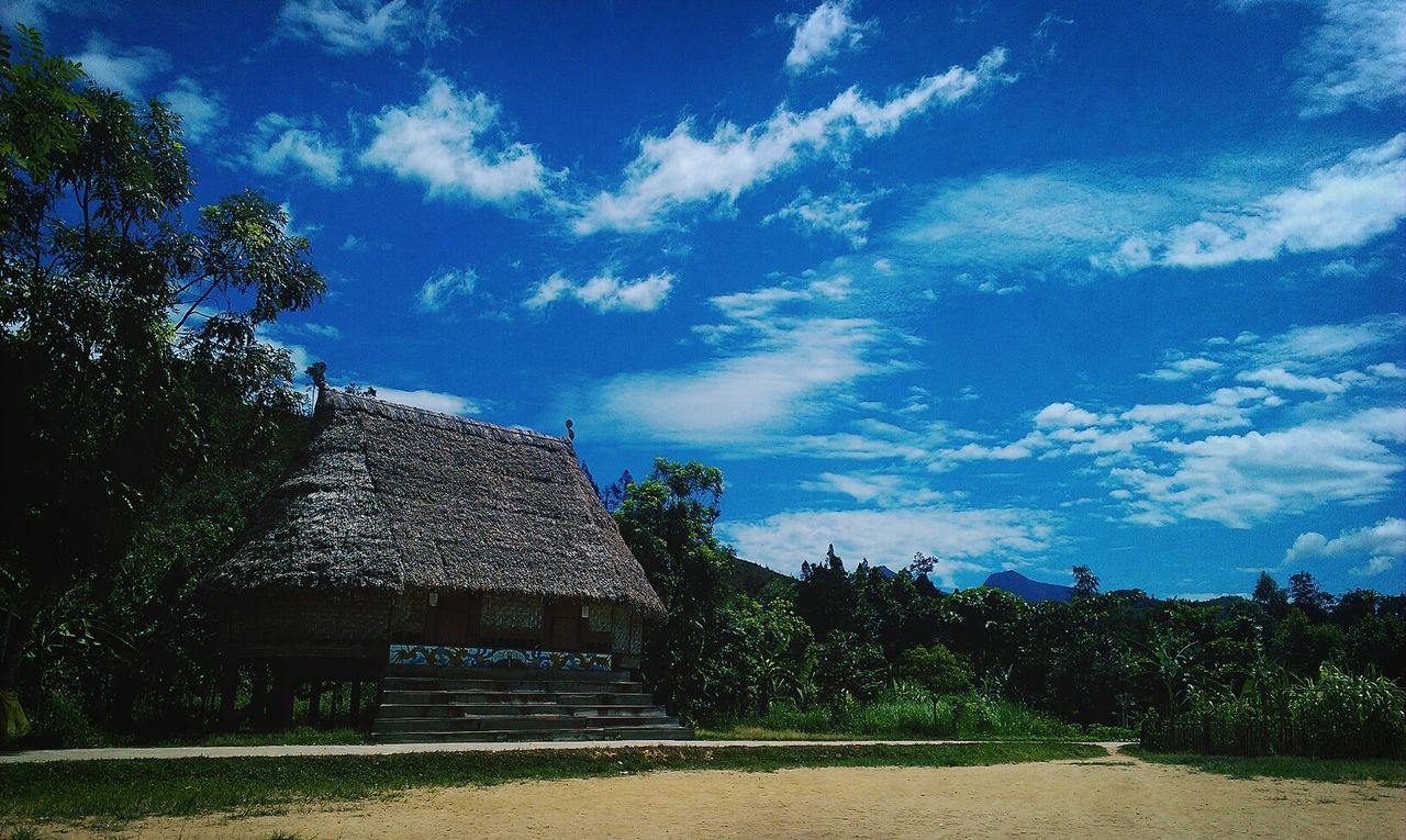 Exterior of house at countryside