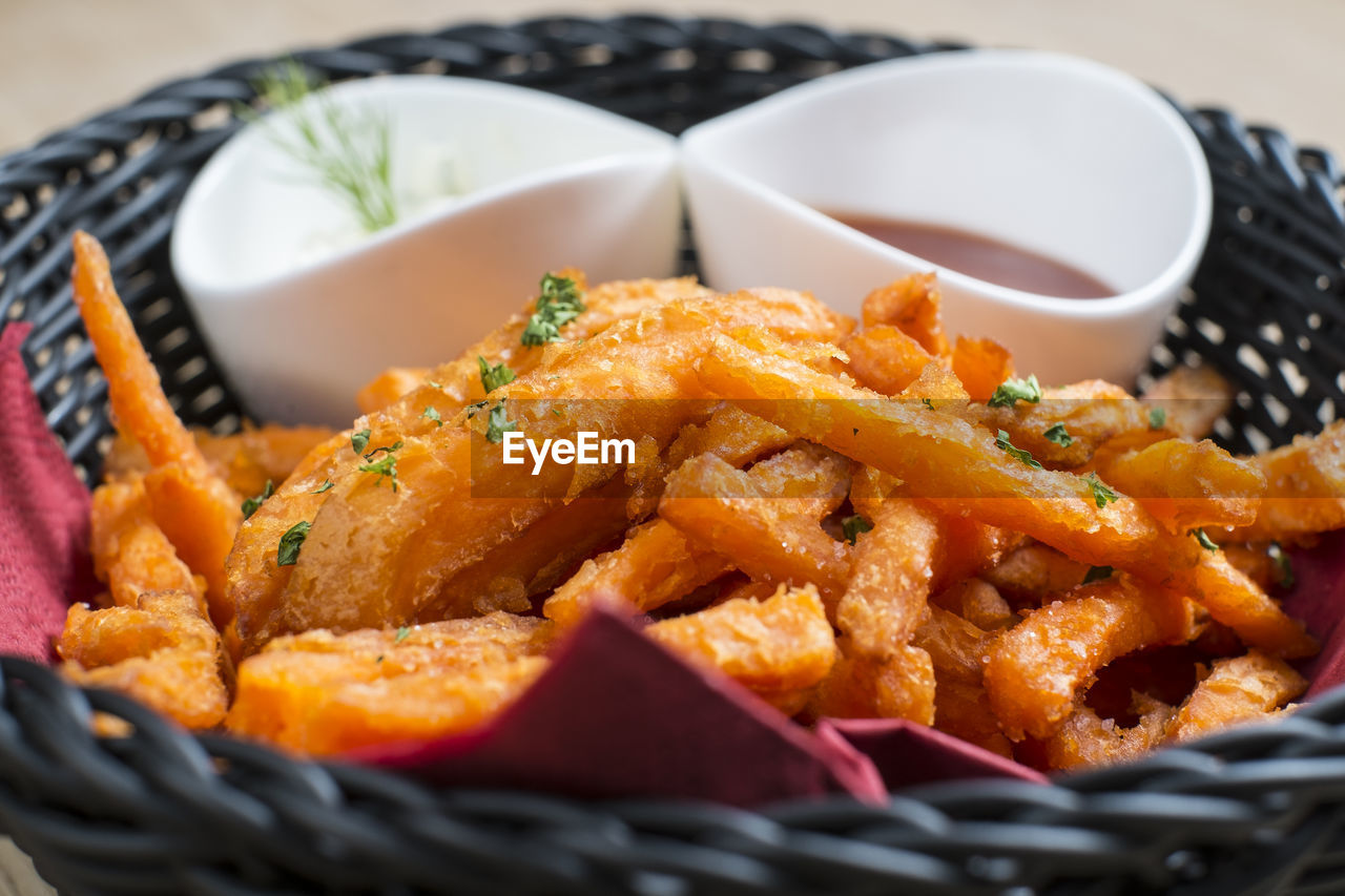 CLOSE-UP OF FOOD SERVED IN PLATE