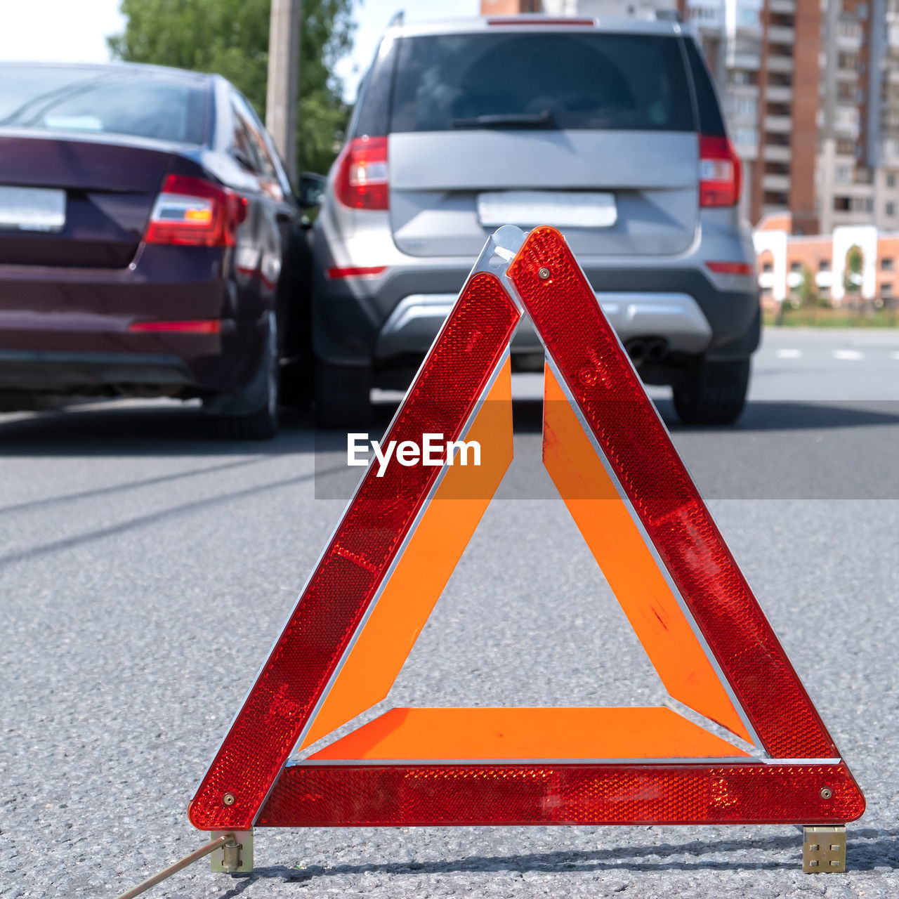 ROAD SIGN ON STREET