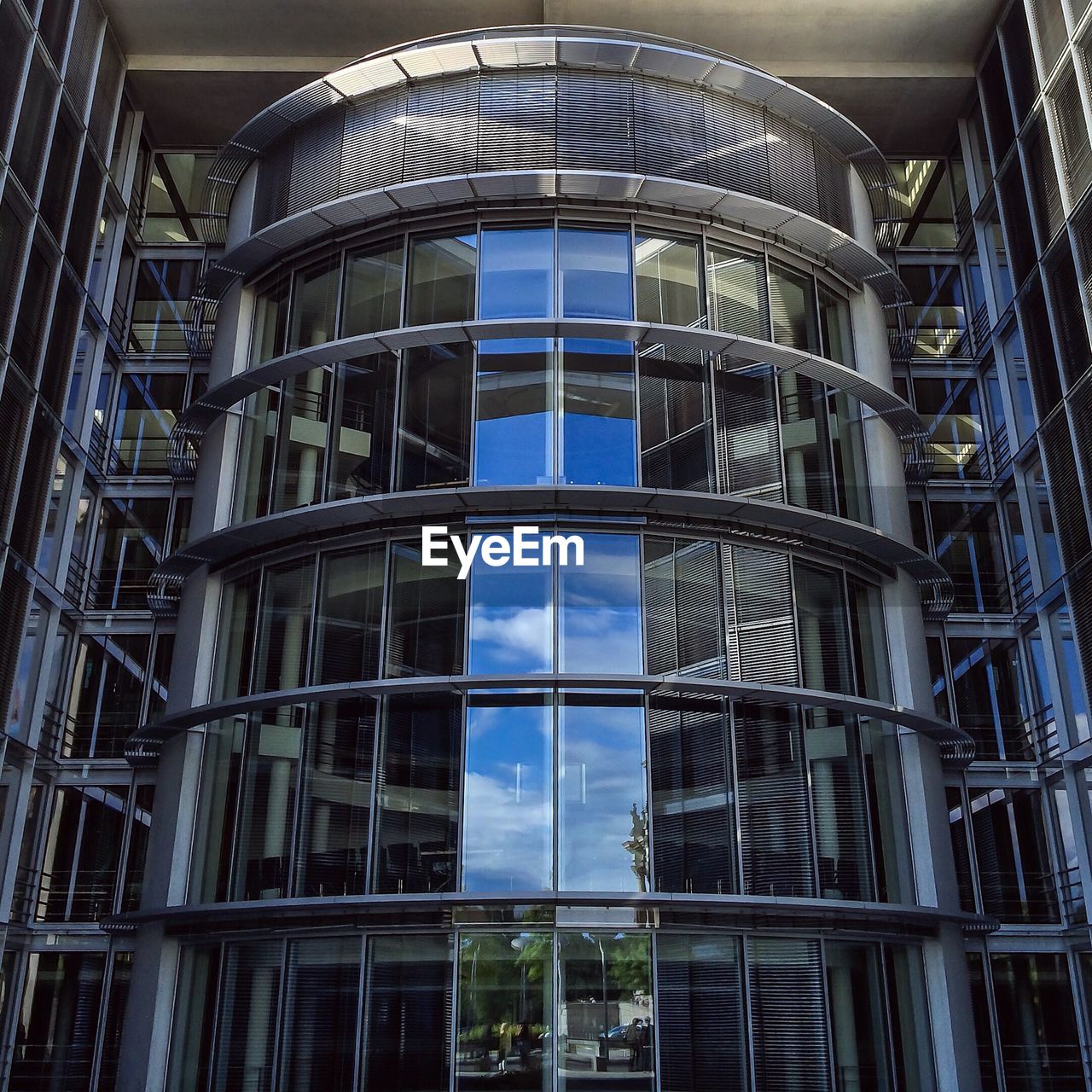 LOW ANGLE VIEW OF MODERN BUILDINGS