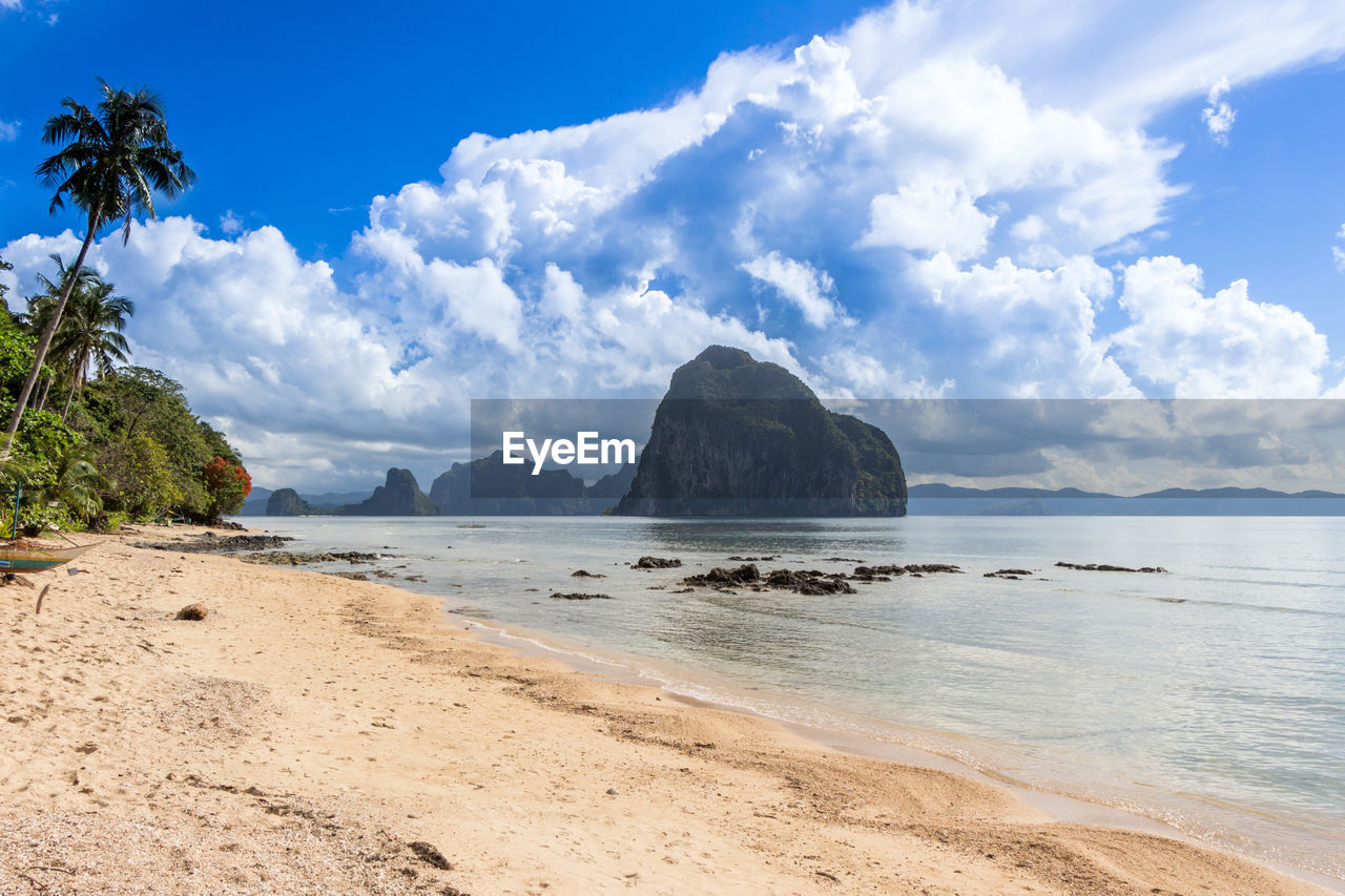 Panoramic view of sea against sky