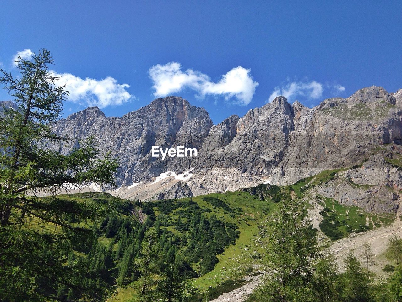 Dramatic landscape against sky