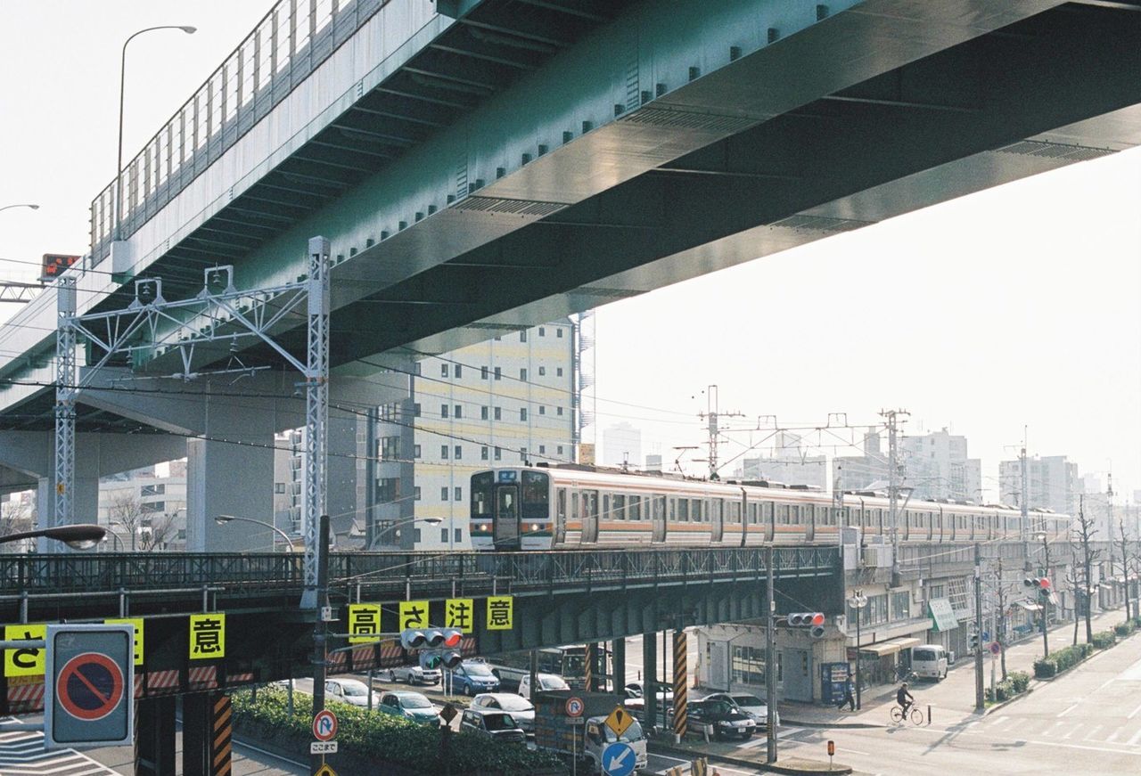 TRAIN ON RAILROAD TRACK