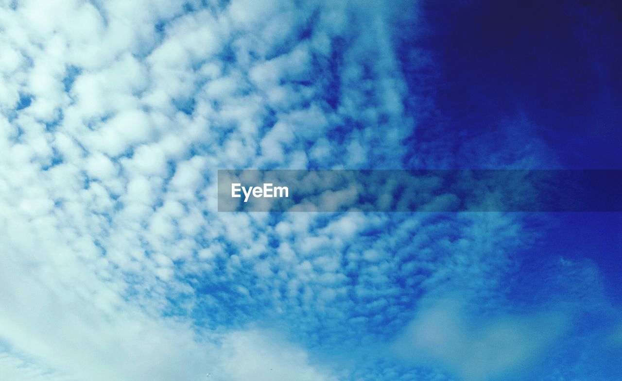 LOW ANGLE VIEW OF CLOUDY SKY