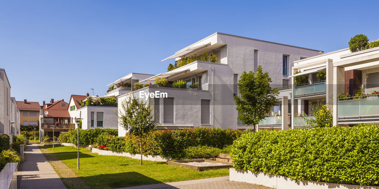 Germany, fellbach, passive house development area