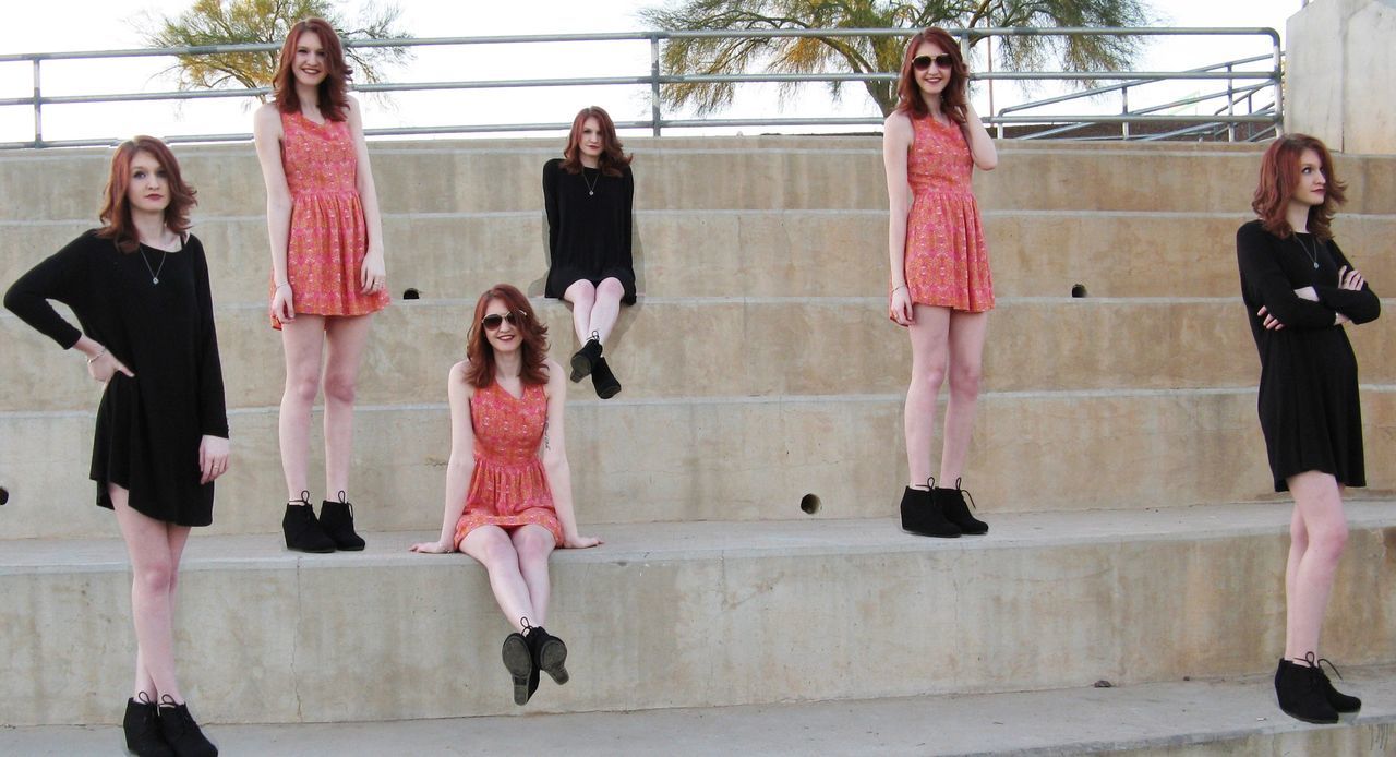 FRIENDS STANDING ON THE GROUND