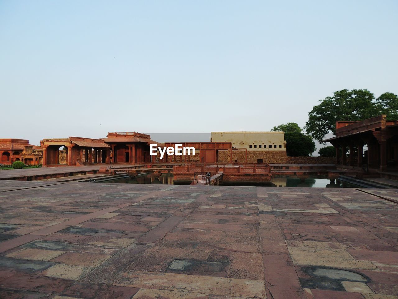 VIEW OF BUILDINGS AGAINST CLEAR SKY