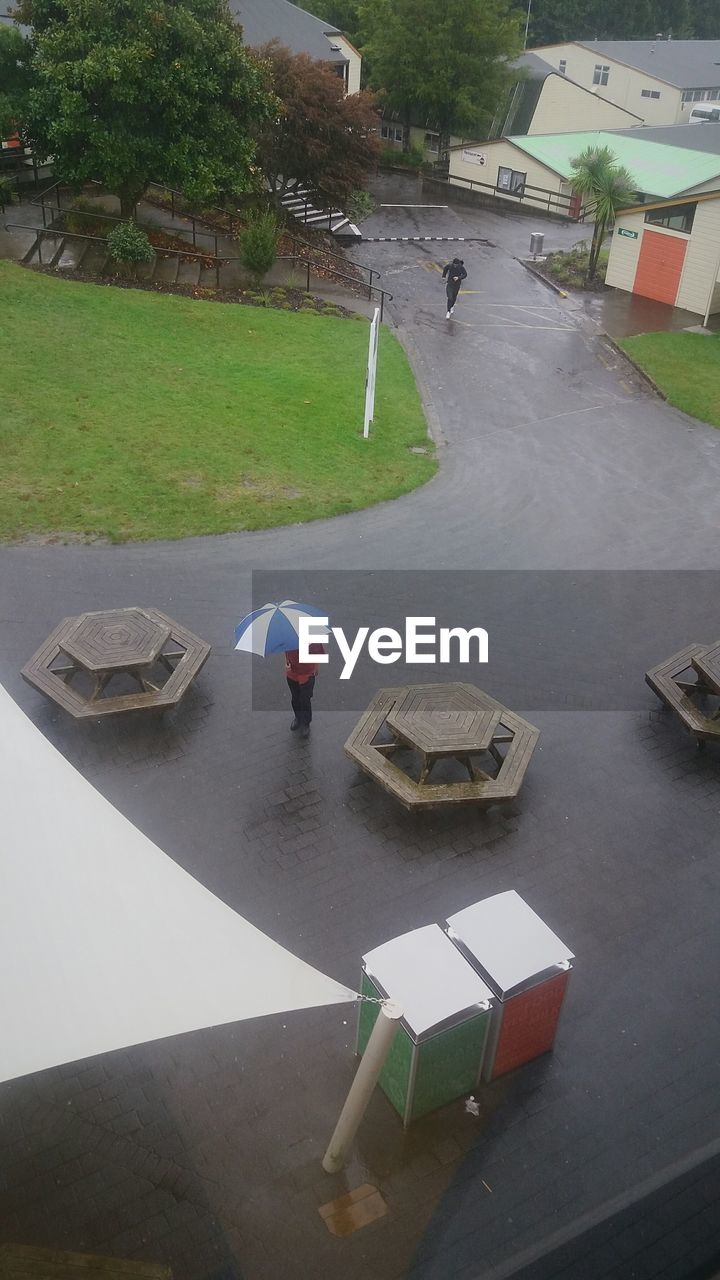 HIGH ANGLE VIEW OF WATER IN PARK