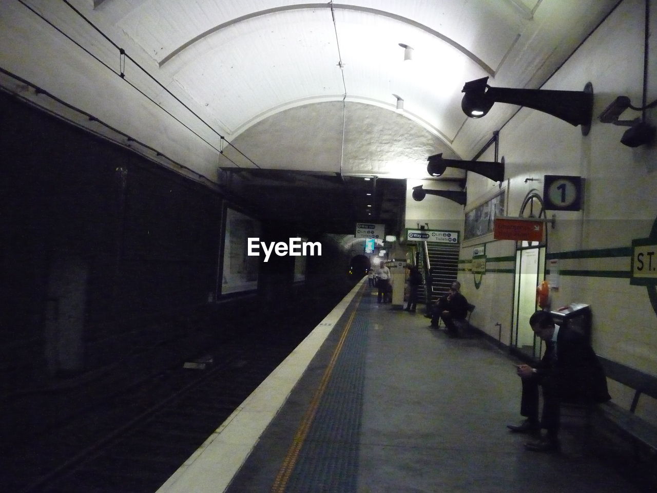 VIEW OF UNDERGROUND SUBWAY STATION