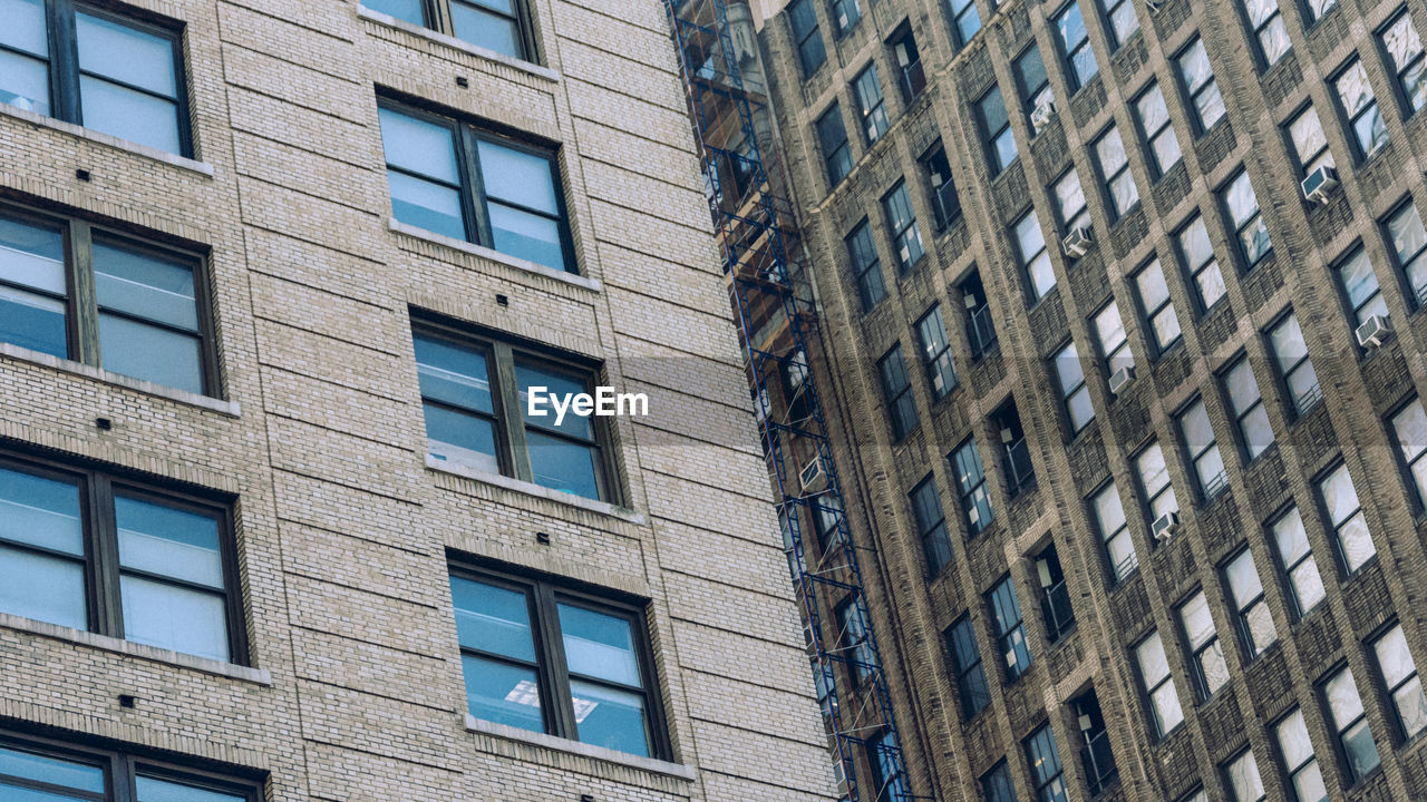 Low angle view of modern buildings