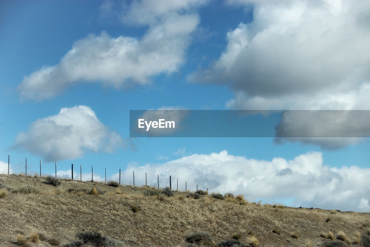 PANORAMIC VIEW OF ARID LANDSCAPE