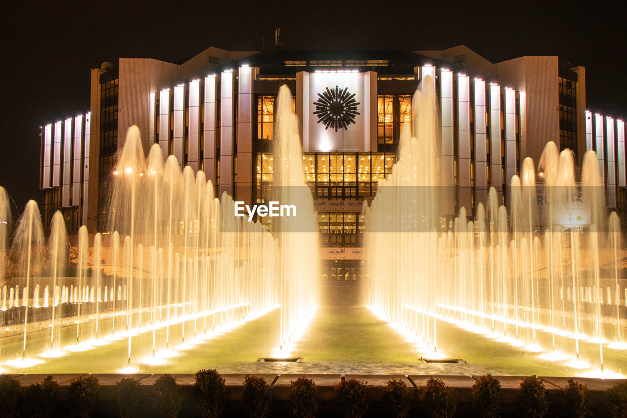 VIEW OF FOUNTAIN IN BUILDING