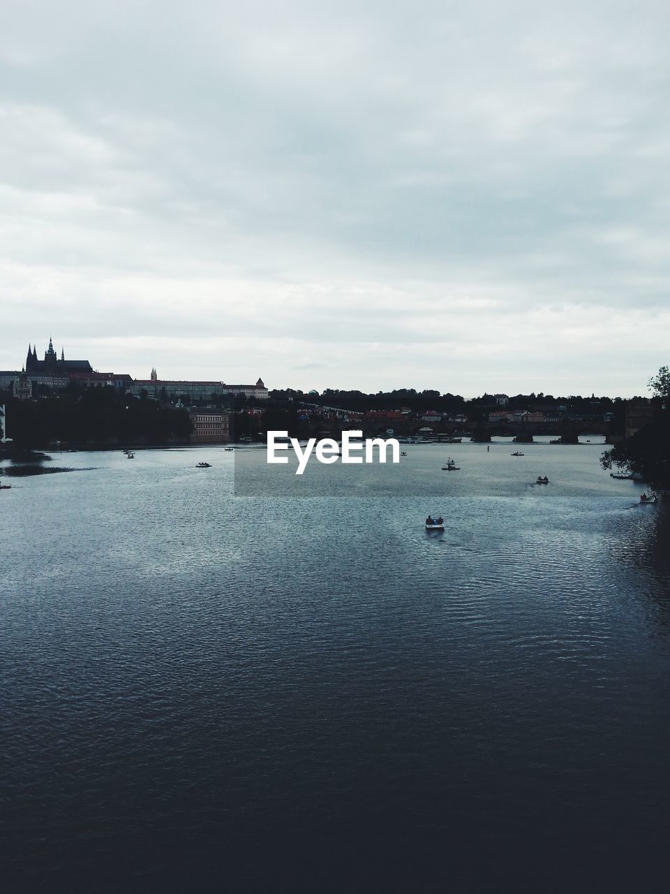 Cityscape at river bank