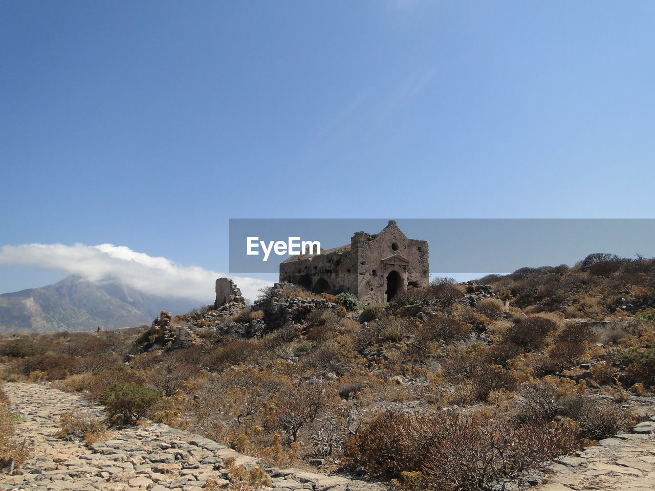 CASTLE AGAINST CLEAR SKY