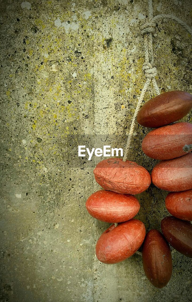 High angle view of food on table