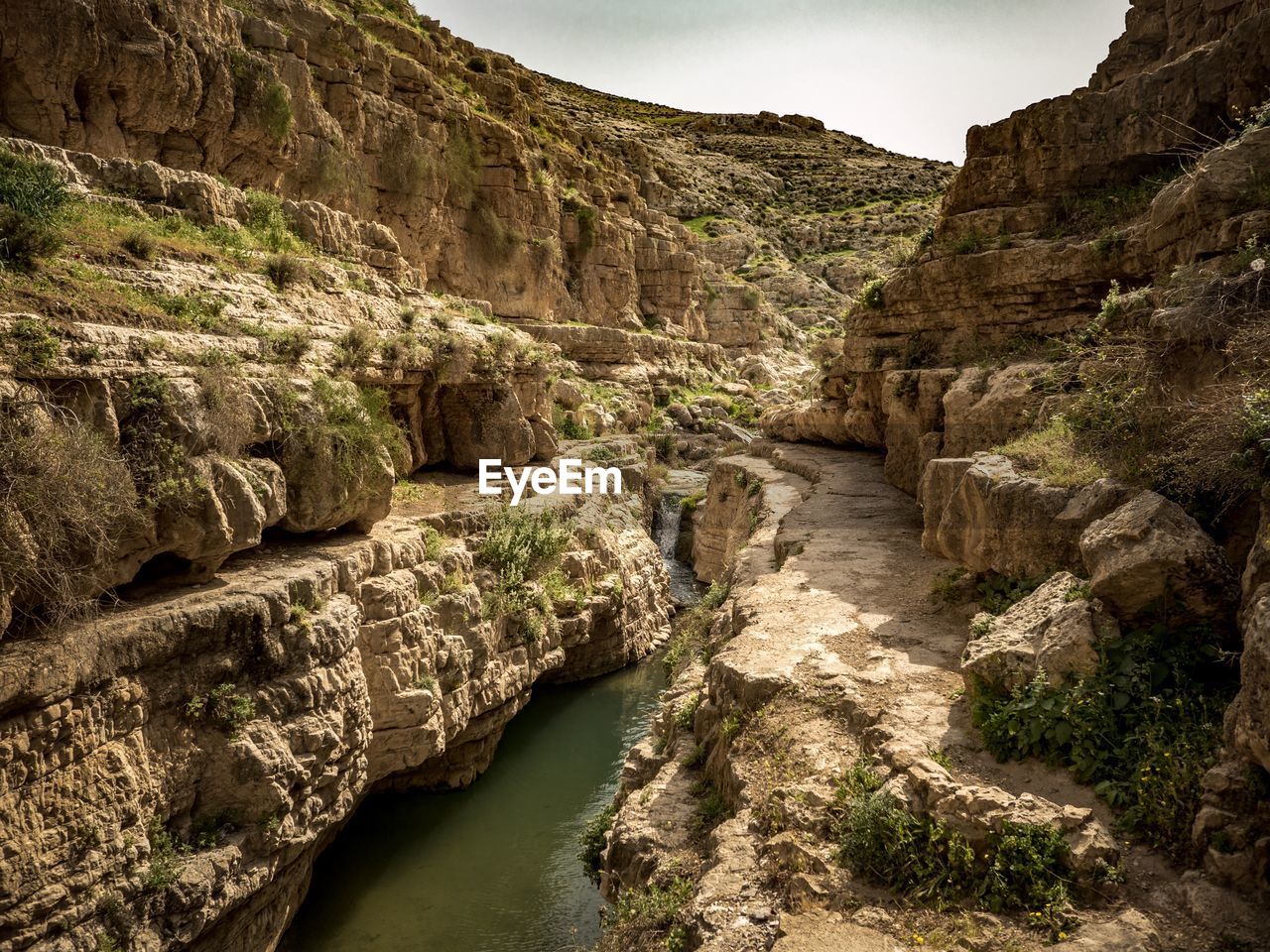 ROCK FORMATIONS BY RIVER