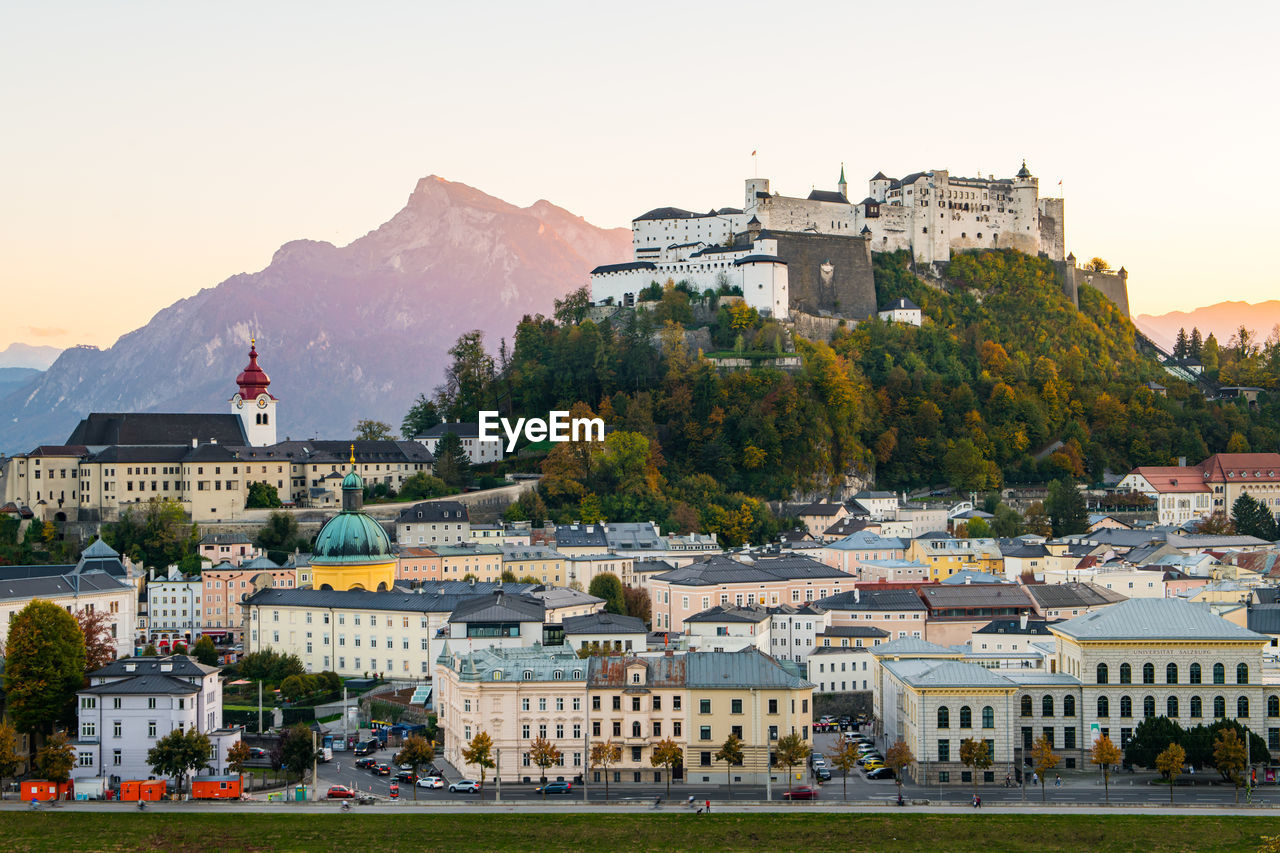 Salzburg historic town center, austria