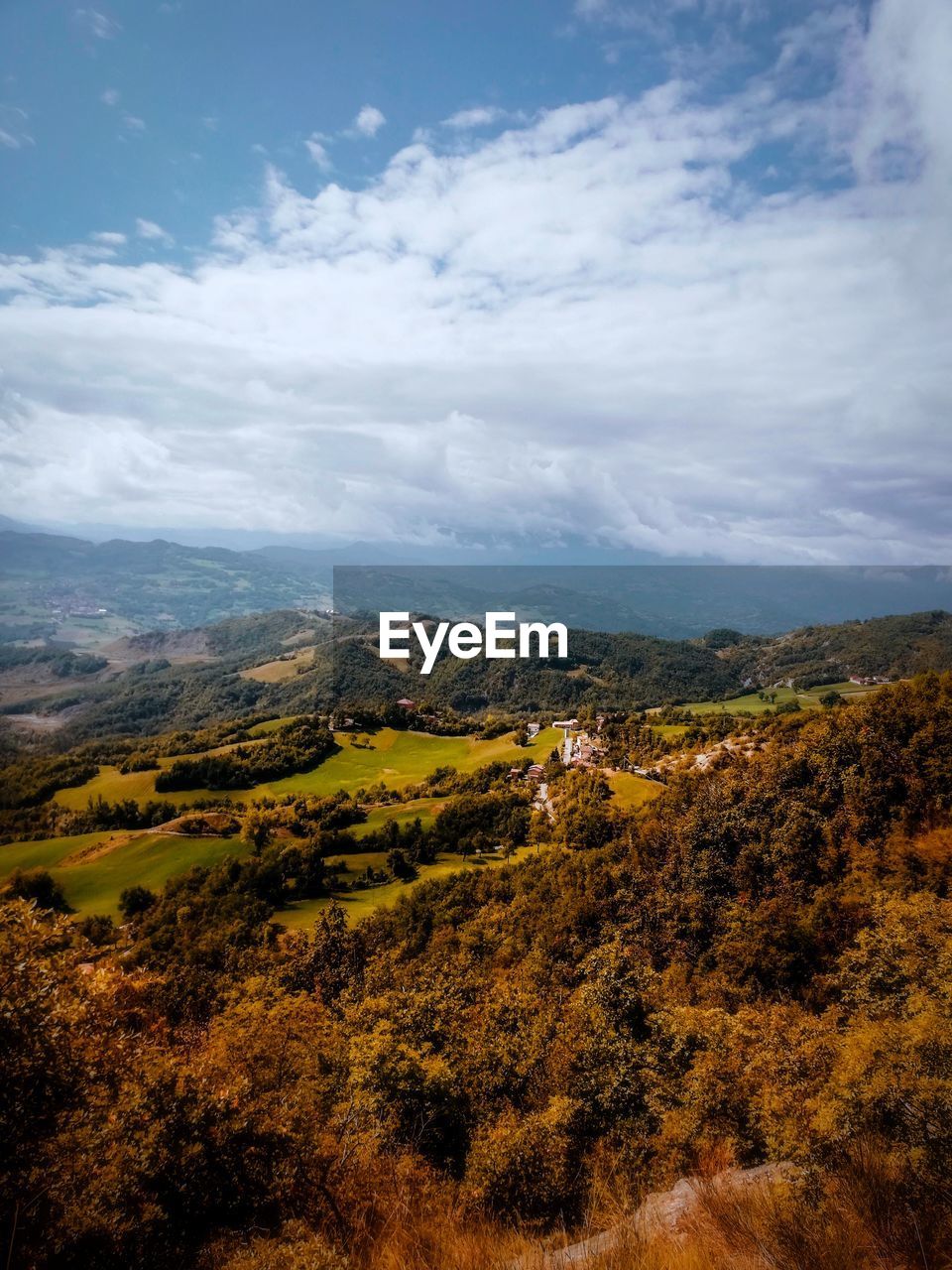 Scenic view of landscape against sky
